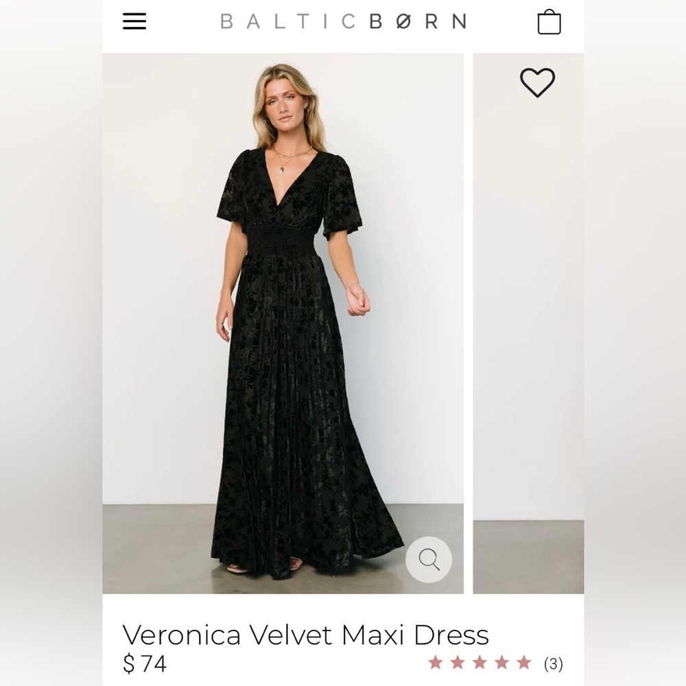 Veronica Velvet Maxi Dress